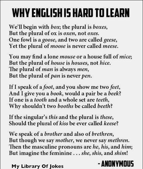 Why English is Hard to Learn image